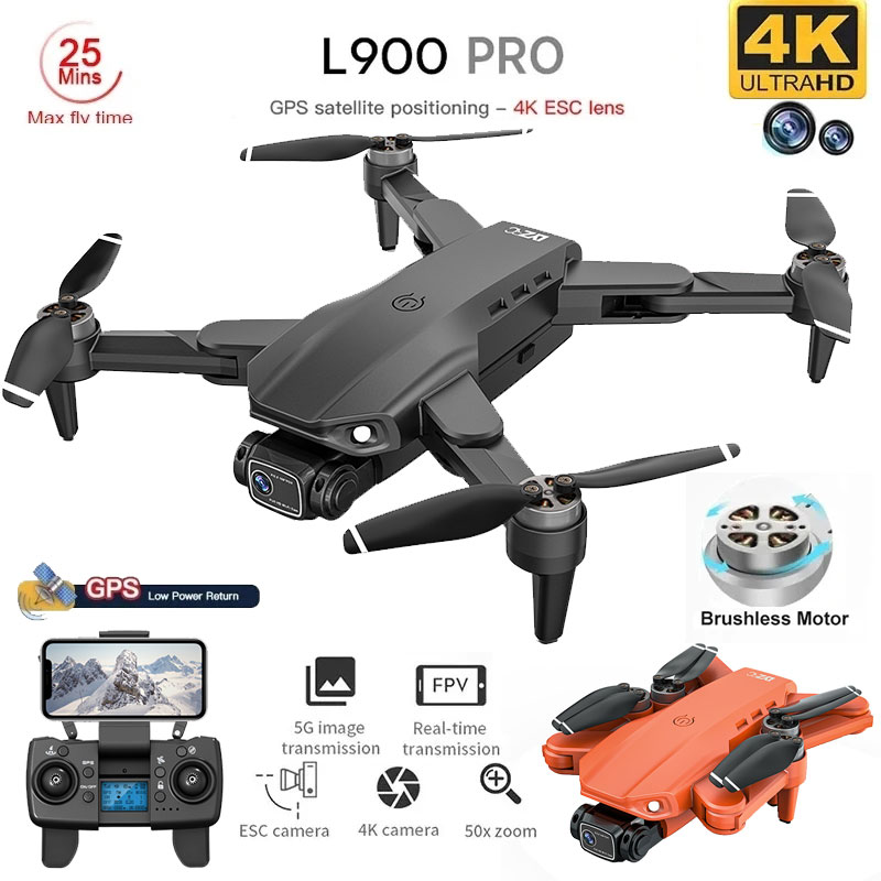 Drone Surveying - L900 pro gps drone 4k profissional