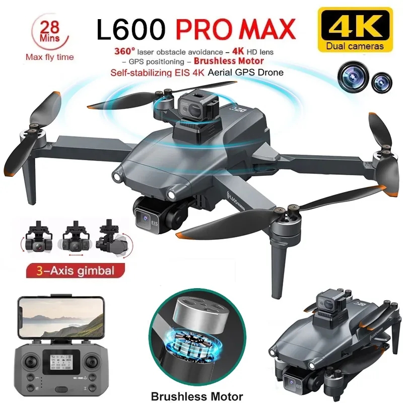 Drone Surveying - L600 pro max gps drone profissional
