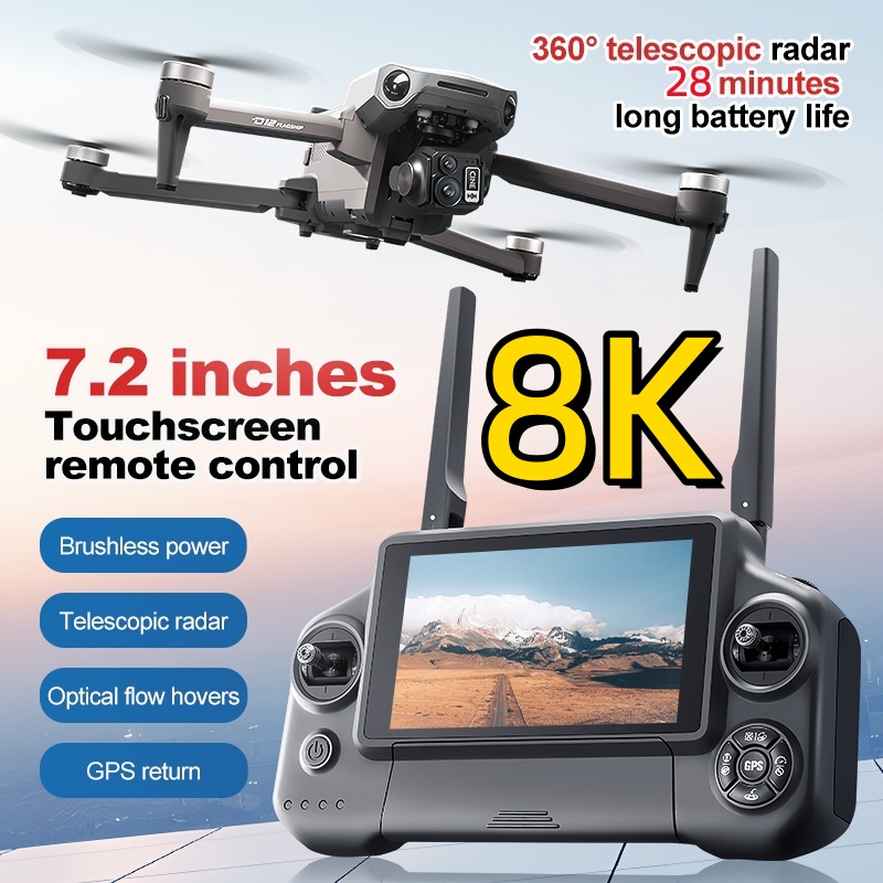 Drone RC Quadricóptero 8K com  - Drone Mapping avaliação e preço