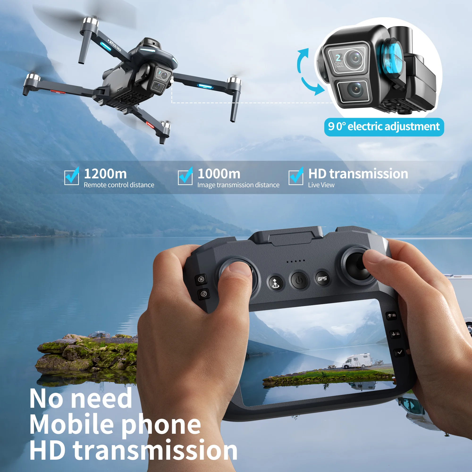 Drone Profissional Lenovo XT60 - Drone Surveying avaliação e preço