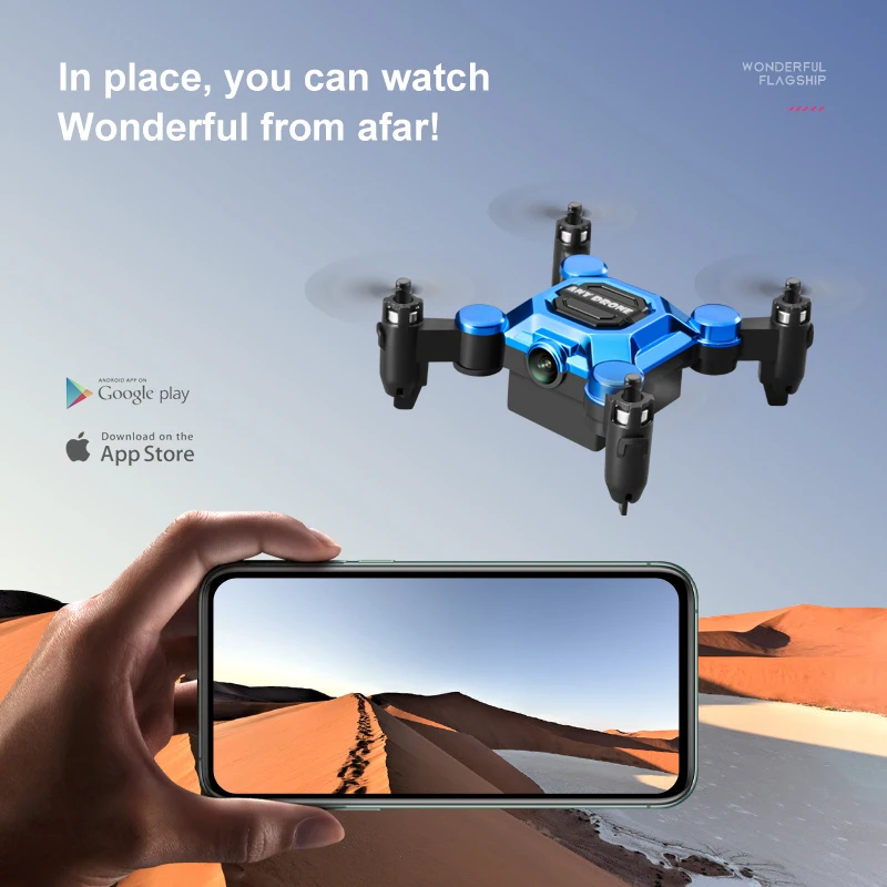 Mini Drone K04 Dobrável para A - Drone Video Production avaliação e preço