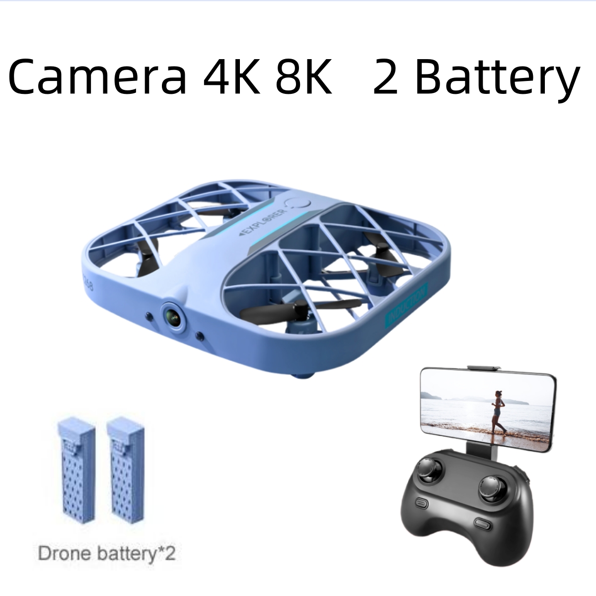 Drone JJRC H107 FPV RC com 2 B - Drone Lidar avaliação e preço